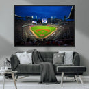 Truist Park Night Game Canvas Art - Atlanta Braves Stadium
