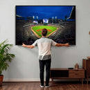 Truist Park Night Game Canvas Art - Atlanta Braves Stadium