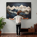 Mountain Wall Art – Modern Abstract Landscape Canvas Print