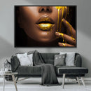 African American Art Black Woman Canvas Print, African Wall