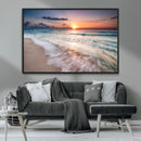 Sunset Beach Wall Art – Soothing Coastal Landscape, Ready to by MyGreatCanvas | Canvas Wall Art Prints | Photo Prints & Wall Decor