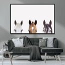 Horse Prints Set, Set of 3 Horse Wall Art, Horses Portraits, by MyGreatCanvas | Canvas Wall Art Prints | Photo Prints & Wall Decor