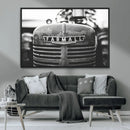 Vintage Farmall Tractor Wall Art Canvas Print, Rustic