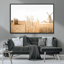 Vintage Farmhouse Triptych Wall Art – Giclée Canvas