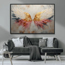 Golden Angel Wings Wall Art Canvas Print – Stunning Abstract by MyGreatCanvas | Canvas Wall Art Prints | Photo Prints & Wall Decor