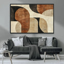 Wabi Sabi Abstract Wall Art Canvas Print | Large Minimalist
