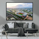 Old Trafford Manchester United Stadium Wall Art Canvas Print
