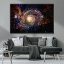 Nebula and Galaxies in Space Wall Art Canvas Print, Spiral