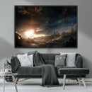Avengers Planet Wall Art Canvas Print