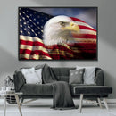 American Flag Eagle Symbol Wall Art, American Flag Eagle by MyGreatCanvas | Canvas Wall Art Prints | Photo Prints & Wall Decor