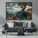 Miranda by the Shore Wall Art Canvas Print – Tempest Scene by MyGreatCanvas | Canvas Wall Art Prints | Photo Prints & Wall Decor