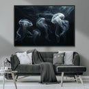 Jellyfish Wall Art Canvas Print, Elegant Wall Decor by MyGreatCanvas | Canvas Wall Art Prints | Photo Prints & Wall Decor