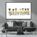 Farmhouse Wall Art Sheep Print | Ready to Hang Framed Canvas by MyGreatCanvas | Canvas Wall Art Prints | Photo Prints & Wall Decor