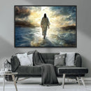Jesus Walking on Water Wall Art | Canvas Print | Ready to