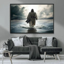 Jesus Walking on Water Wall Art | Canvas Print | Ready to