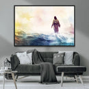 Watercolor Jesus Walking on Water Canvas Print, Christian by MyGreatCanvas | Canvas Wall Art Prints | Photo Prints & Wall Decor