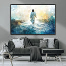 Watercolor Jesus Walking on Water Canvas Print, Christian by MyGreatCanvas | Canvas Wall Art Prints | Photo Prints & Wall Decor