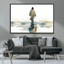 Watercolor Jesus Walking on Water Canvas Print, Christian by MyGreatCanvas | Canvas Wall Art Prints | Photo Prints & Wall Decor