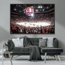 Amerant Bank Arena Wall Art Canvas Print - Basketball Arena by MyGreatCanvas | Canvas Wall Art Prints | Photo Prints & Wall Decor