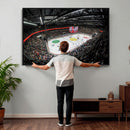 Vaudoise Lausanne Ice Hockey Arena Stadium Wall Art Canvas,