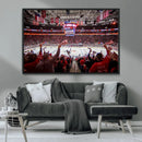 Carolina Hurricanes Ice Hockey Stadium Wall Art, Carolina