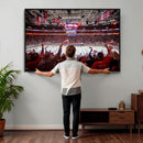 Carolina Hurricanes Ice Hockey Stadium Wall Art, Carolina