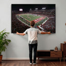 Houston Cougars Football Team Print - Houston TDECU Stadium