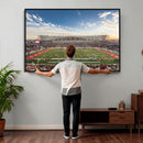 Framed Houston Cougars Football Team Print - Houston TDECU