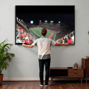 Houston Cougars Football Team Print - Houston TDECU Stadium
