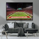 Wisconsin Badgers Football Team Print Canvas- Madison Camp