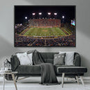 Demon Deacons Print Canvas, Football Team Print -