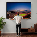 Wolfpack Football Team Wall Art Print - Raleigh