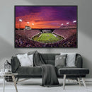 East Carolina University Pirates Football Print Canvas-
