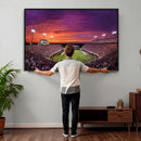 East Carolina University Pirates Football Print Canvas-