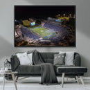 Duke University Blue Devils Football Print Canvas - Durham