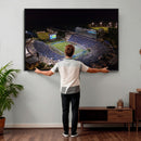 Duke University Blue Devils Football Print Canvas - Durham
