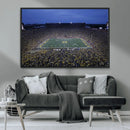 University of Michigan Wolverines Football Team Print - Ann by MyGreatCanvas | Canvas Wall Art Prints | Photo Prints & Wall Decor