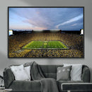 Michigan Stadium Wall Art Canvas Print, Vibrant Game Day by MyGreatCanvas | Canvas Wall Art Prints | Photo Prints & Wall Decor