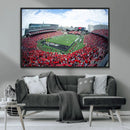 Cincinnati Bearcats Football Team Print - Nippert Stadium Wall Art Canvas Print