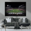 Cincinnati Bearcats Football Team Print - Nippert Stadium by MyGreatCanvas | Canvas Wall Art Prints | Photo Prints & Wall Decor