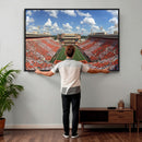 Oklahoma State Cowboys Football Team Print - Stillwater