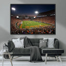 Clemson University Tigers Art Print, Football Team Print -