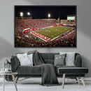Indiana University Hoosiers Football Team Print Canvas
