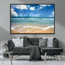 Sea View From the Beach Canvas Print