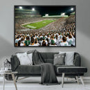 Michigan State Spartans Football Canvas Print - East Lansing