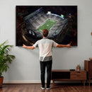 Michigan State Spartans Football Team Print - East Lansing