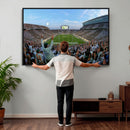 Michigan State Spartans Football Team Art Print - East
