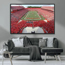 Rutgers Scarlet Knights Football Team Print - Piscataway SHI by MyGreatCanvas | Canvas Wall Art Prints | Photo Prints & Wall Decor