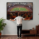 Syracuse University Orange Football Canvas Print, Football