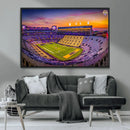 The Louisiana State University Tigers Football Team Print - by MyGreatCanvas | Canvas Wall Art Prints | Photo Prints & Wall Decor